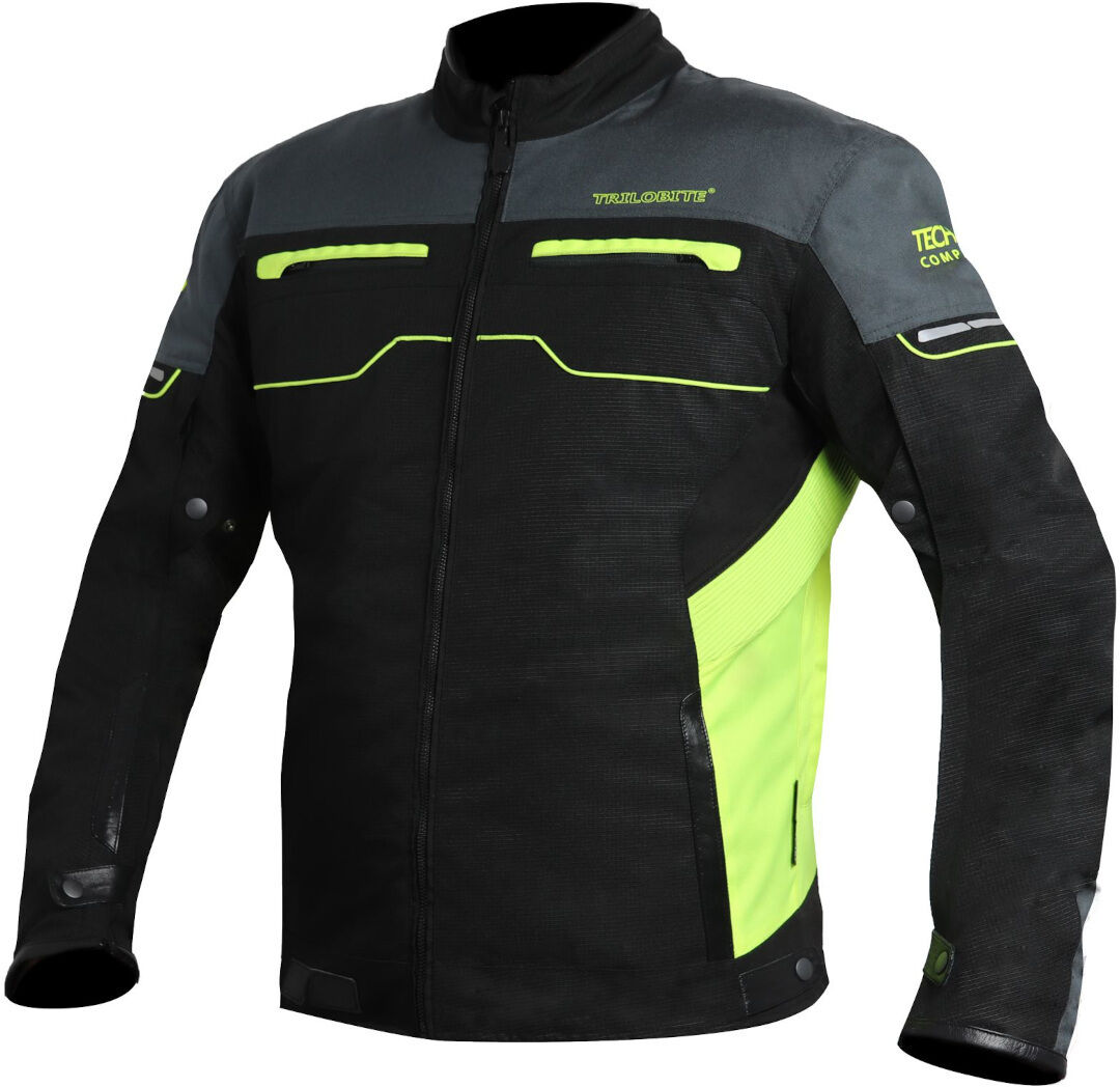 Trilobite All Ride Chaqueta textil para motocicleta - Negro Verde (S)