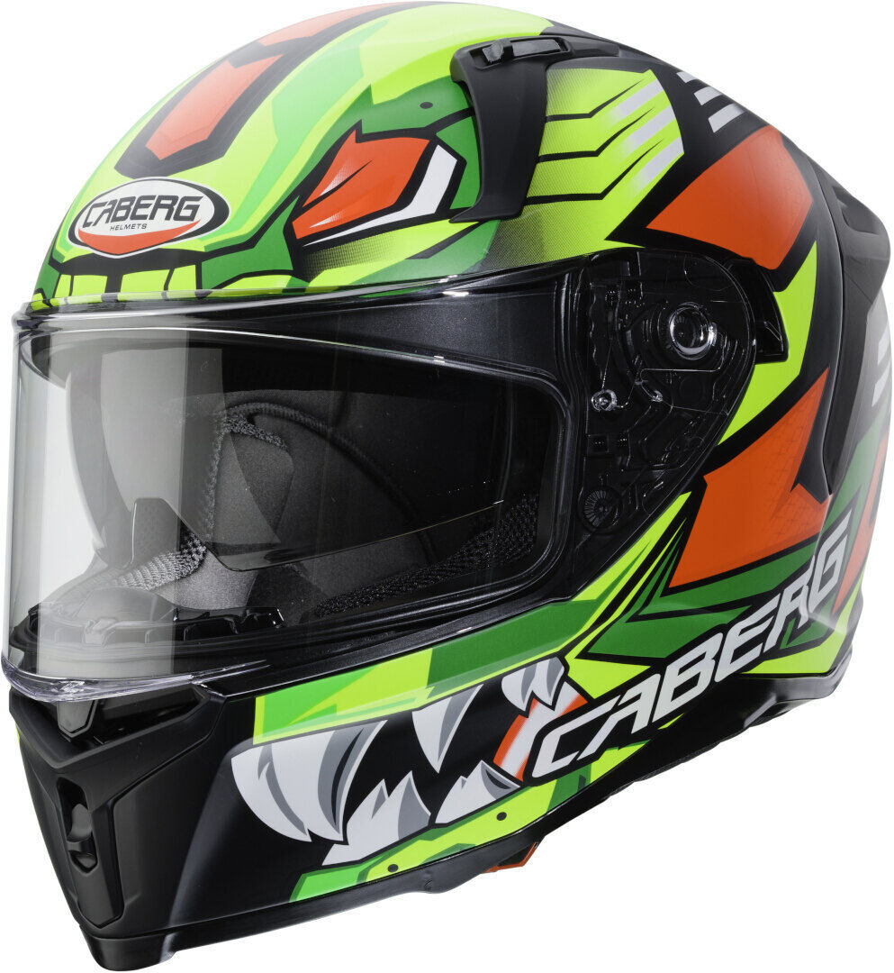 Caberg Avalon Giga Casco - Negro Rojo Verde (XS)