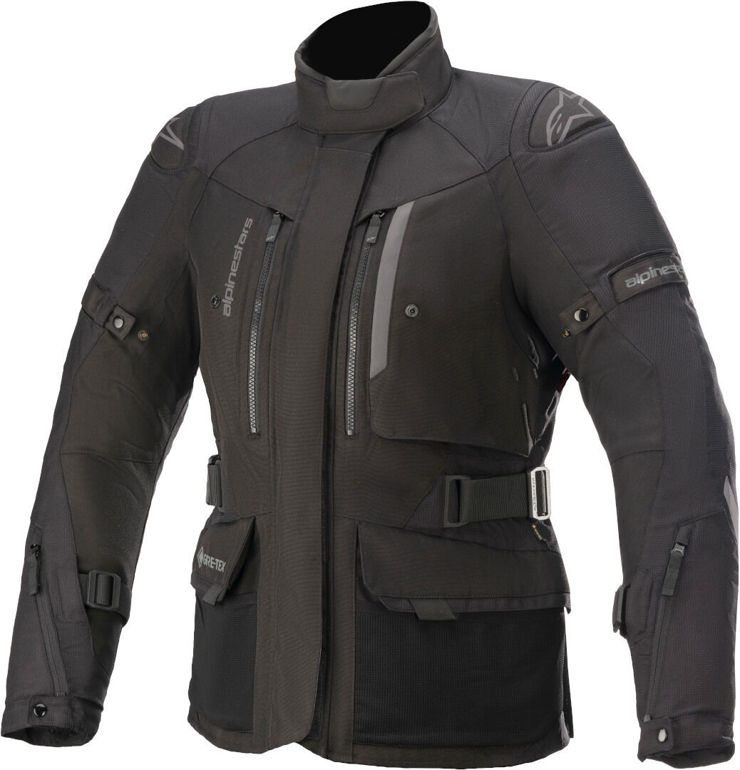 Alpinestars Stella Ketchum Gore-Tex Chaqueta textil de la motocicleta de las señoras - Negro (2XL)