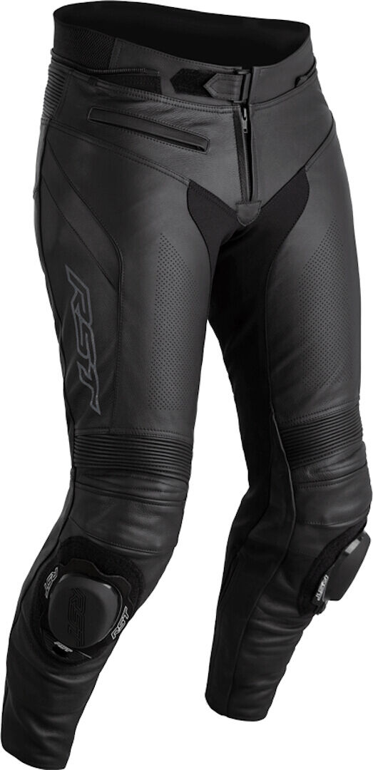 RST Sabre Motorcycle Leather Pants Pantalones de cuero de motocicleta - Negro