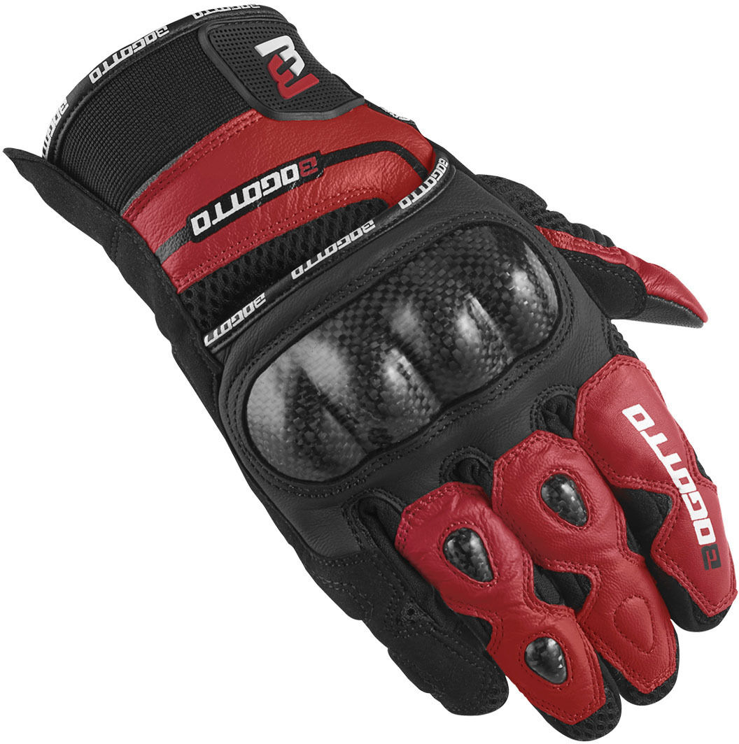 Bogotto Flint Guantes de motocicleta - Negro Rojo (XS)