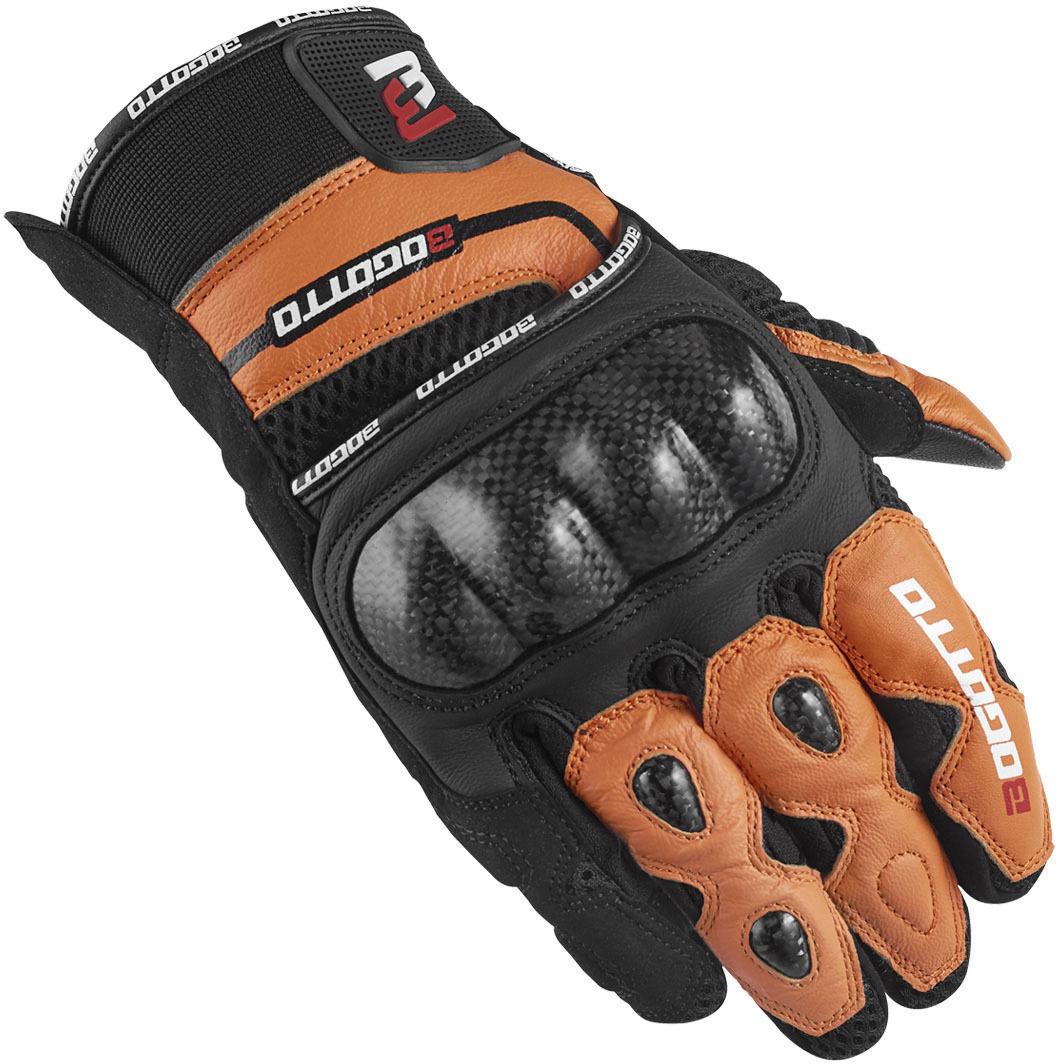 Bogotto Flint Guantes de motocicleta - Negro Naranja (3XL)