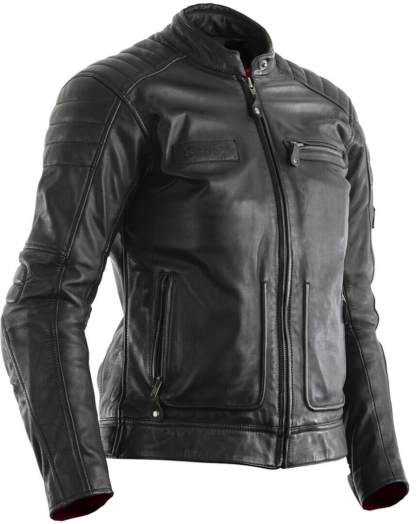RST Roadster II Ladies Motorcycle Leather Jacket Chaqueta de cuero de la motocicleta de las señoras - Marrón