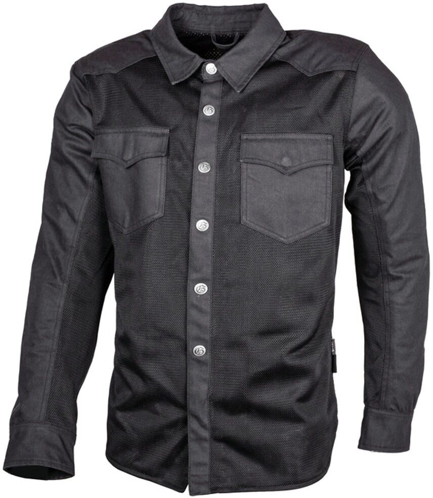 gms Lynx Mesh Camisa de moto - Negro (XL)