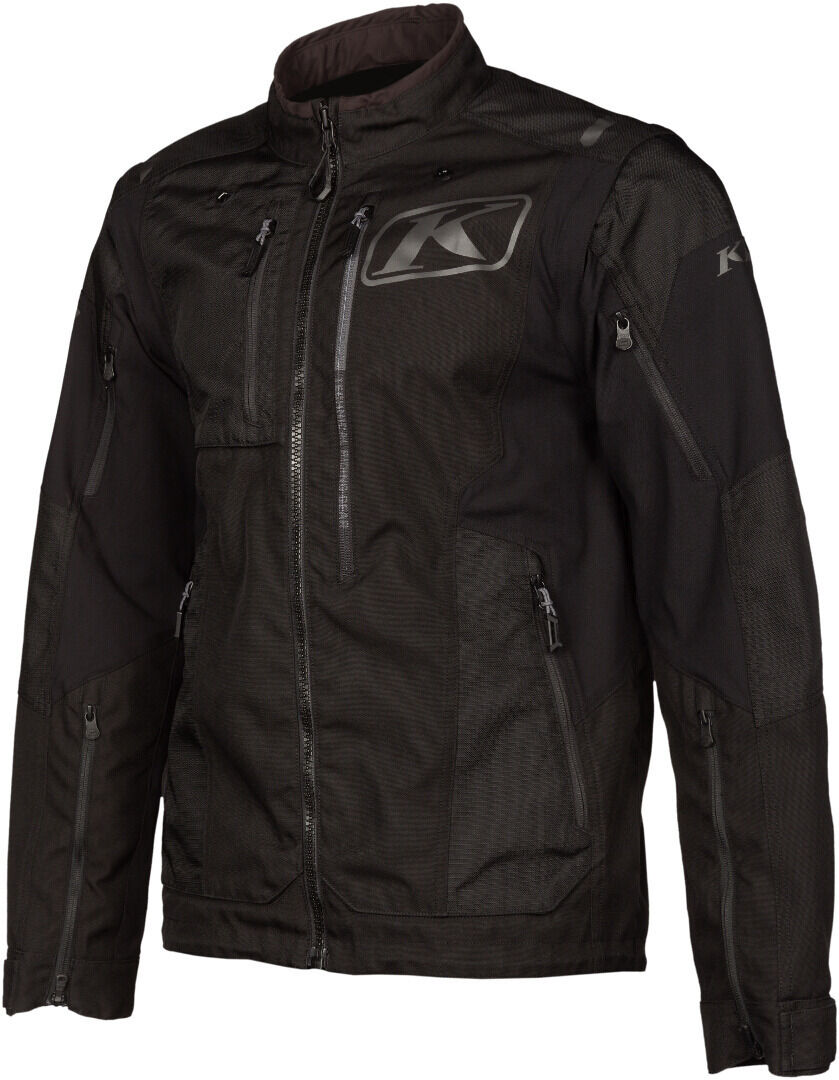 Klim Dakar Chaqueta textil de la motocicleta - Negro (XL)