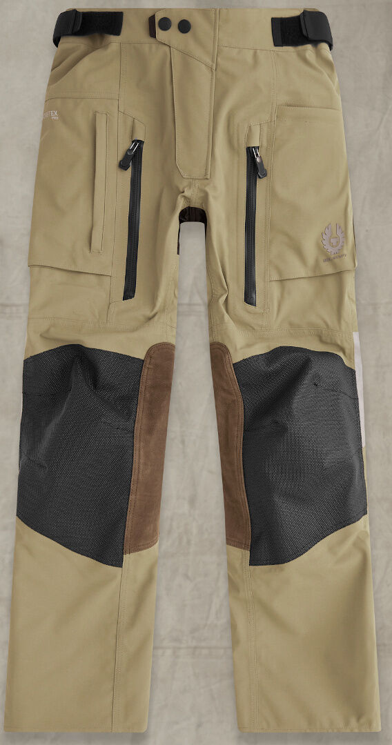 Belstaff Long Way Up Pantalones textiles de motocicleta - Beige (48)