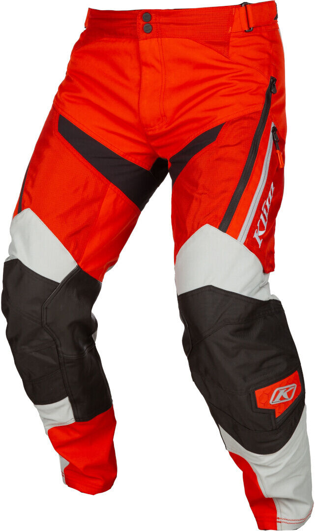 Klim Dakar In The Boots Pantalones de Motocross - Negro Rojo (40)