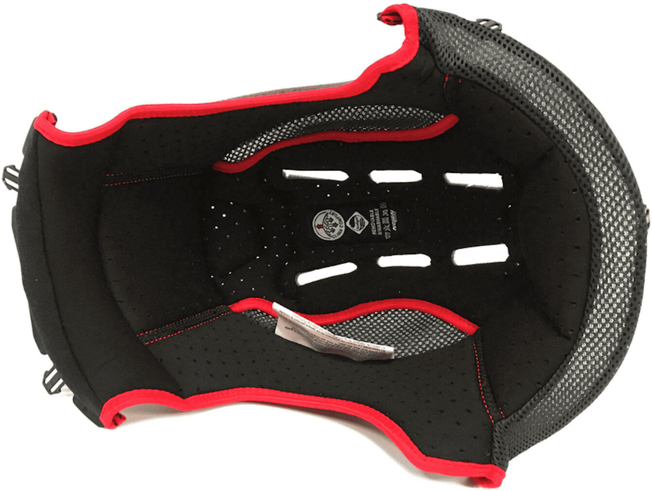 Nolan N21/Visor Clima Comfort Forro interior - Negro Rojo (L)