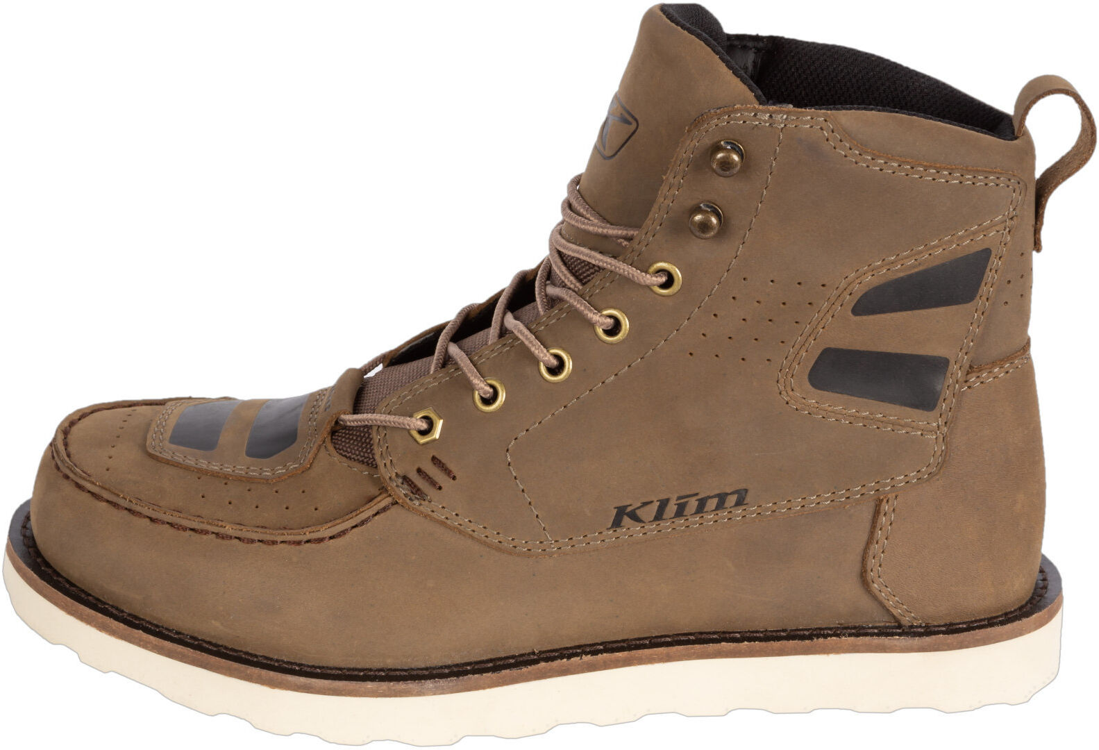 Klim Blak Jak Leather Botas de moto - Marrón (46)