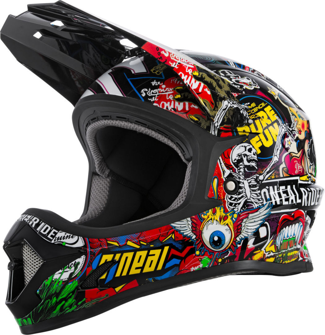 Oneal Sonus Crank Casco de descenso juvenil - Multicolor (M 48 49 50)