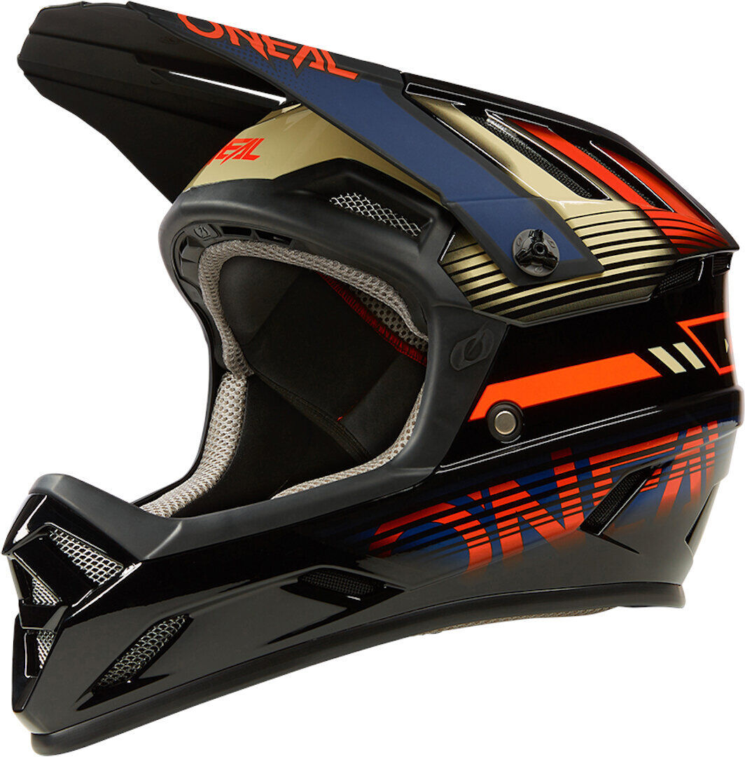 Oneal Backflip Eclipse Casco de descenso - Negro Naranja (XL)