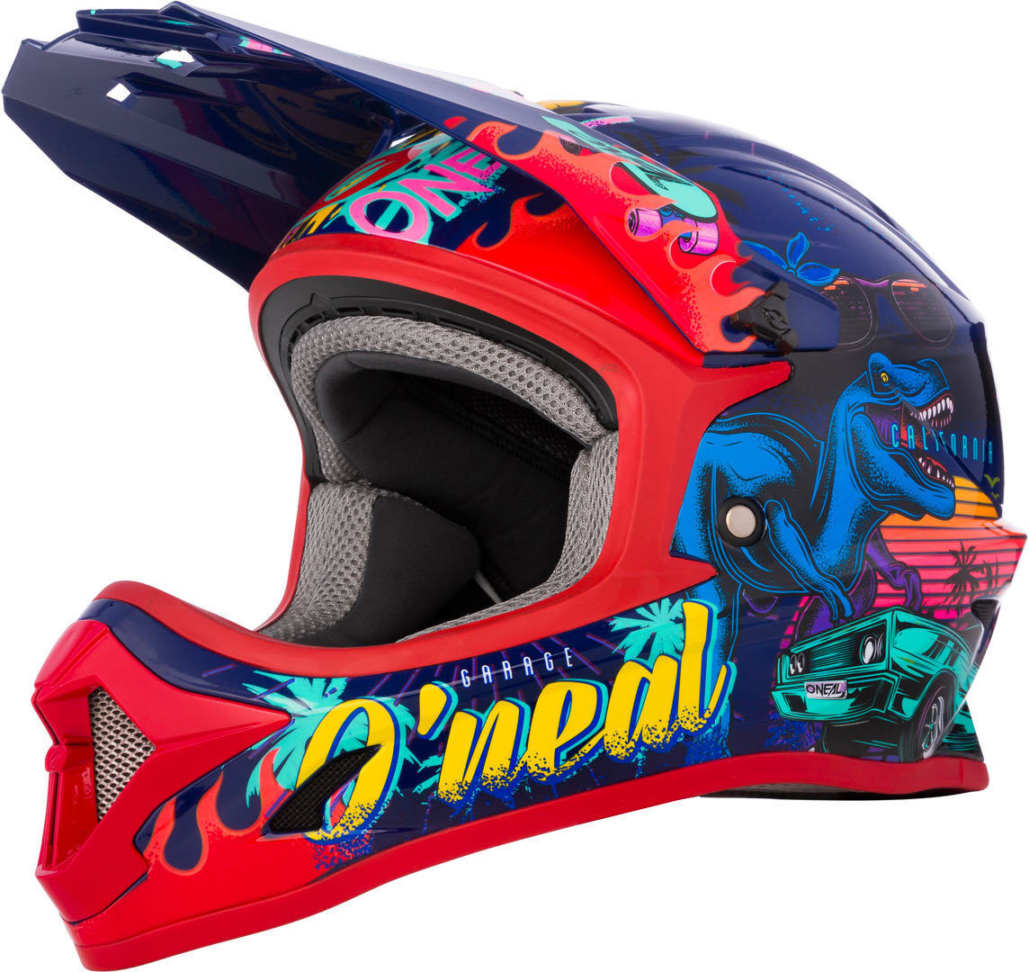 Oneal 1Series Rex Casco de Motocross Juvenil - Multicolor