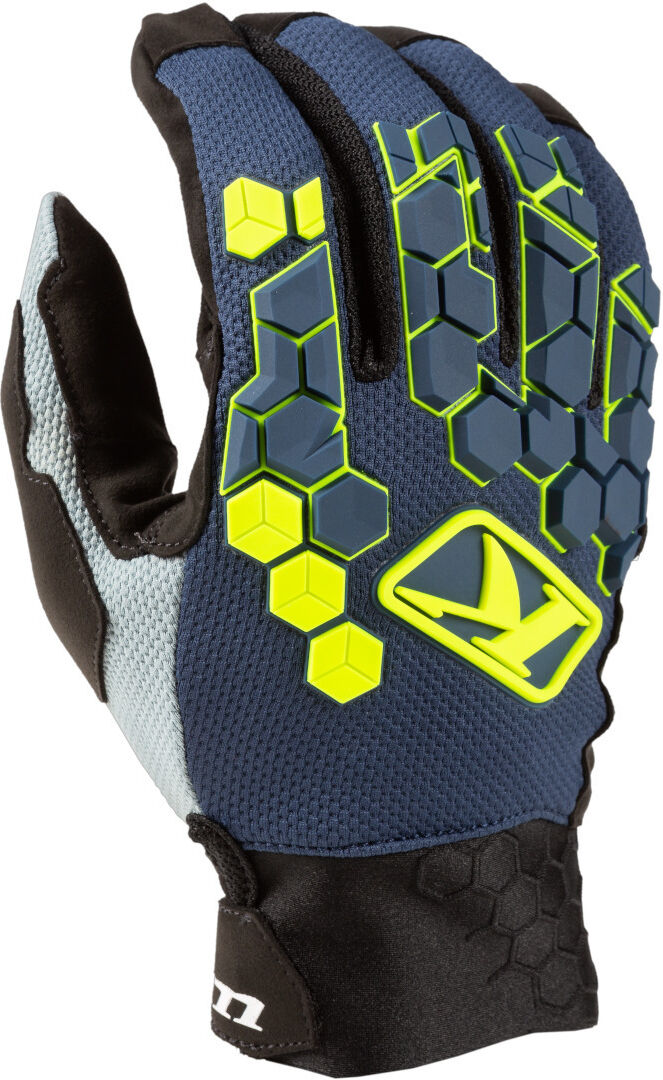 Klim Dakar Guantes de Motocross - Azul (XL)