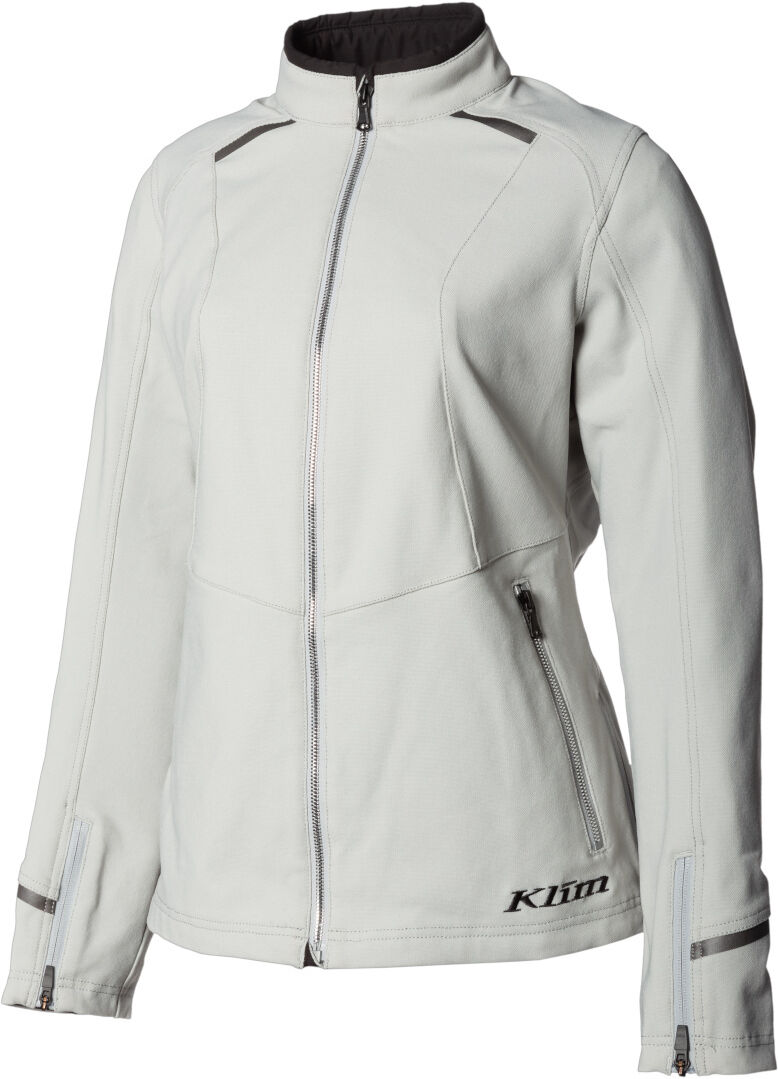 Klim Marrakesh Chaqueta textil de la motocicleta de las señoras - Gris (2XL)