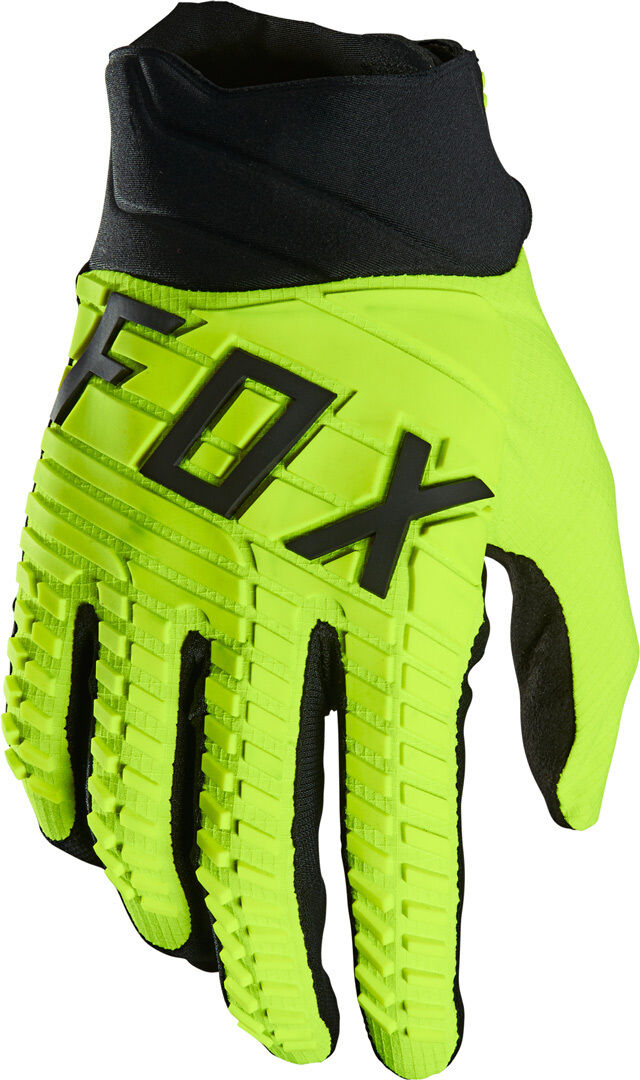 Fox 360 Guantes de Motocross - Amarillo (2XL)