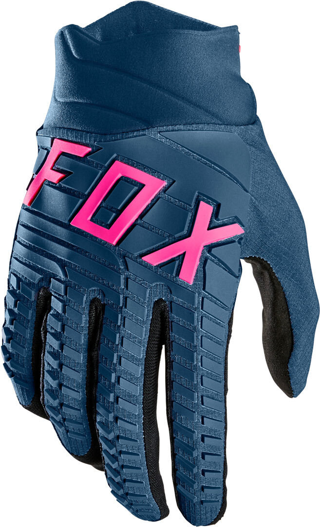 Fox 360 Guantes de Motocross - Rosa Azul (XL)