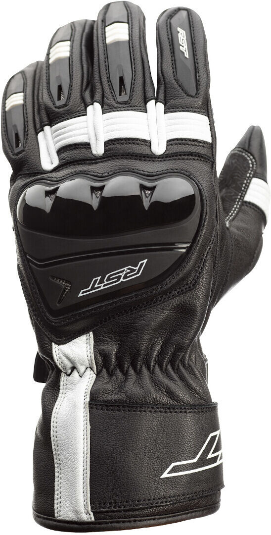 RST Pilot Guantes de moto - Negro Blanco (L)