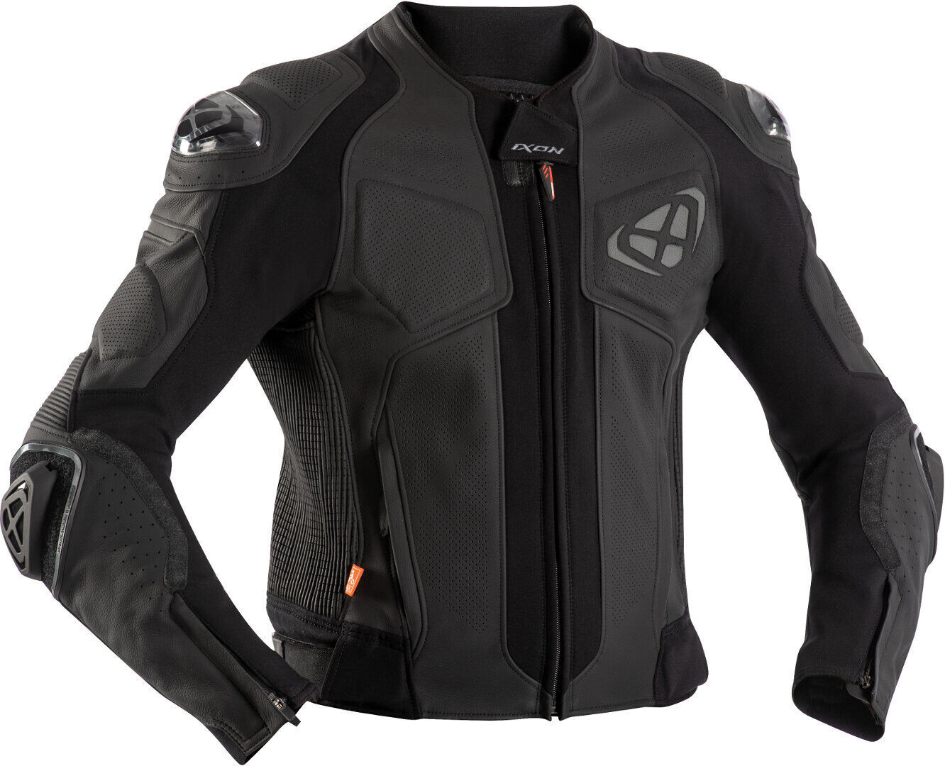 Ixon Vendetta Evo Chaqueta de cuero para motocicleta - Negro (2XL)