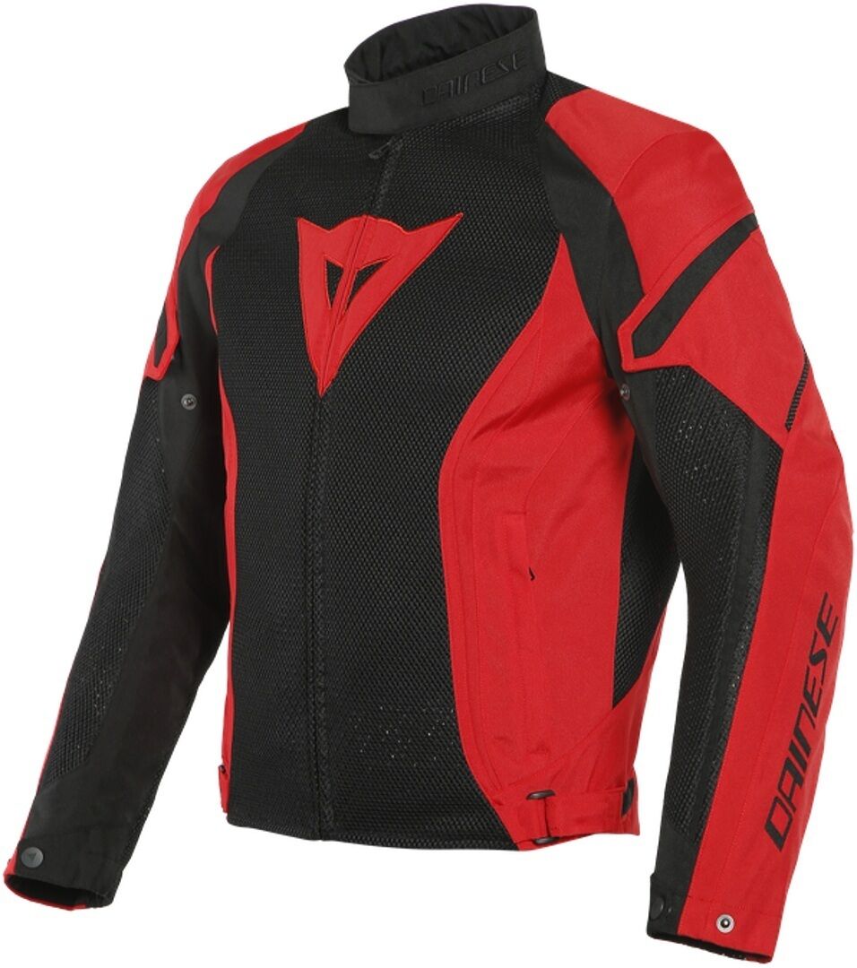 Dainese Air Crono 2 Tex Chaqueta textil de motocicleta - Negro Rojo (48)
