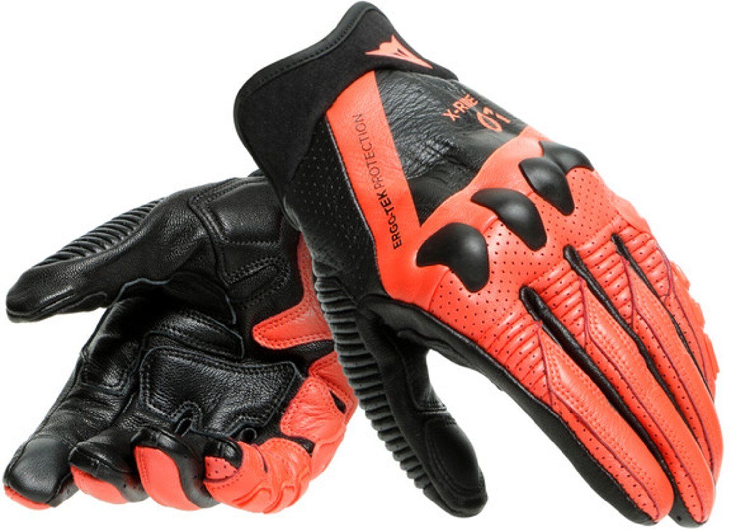 Dainese X-Ride Guantes de motocicleta - Negro Rojo (M)