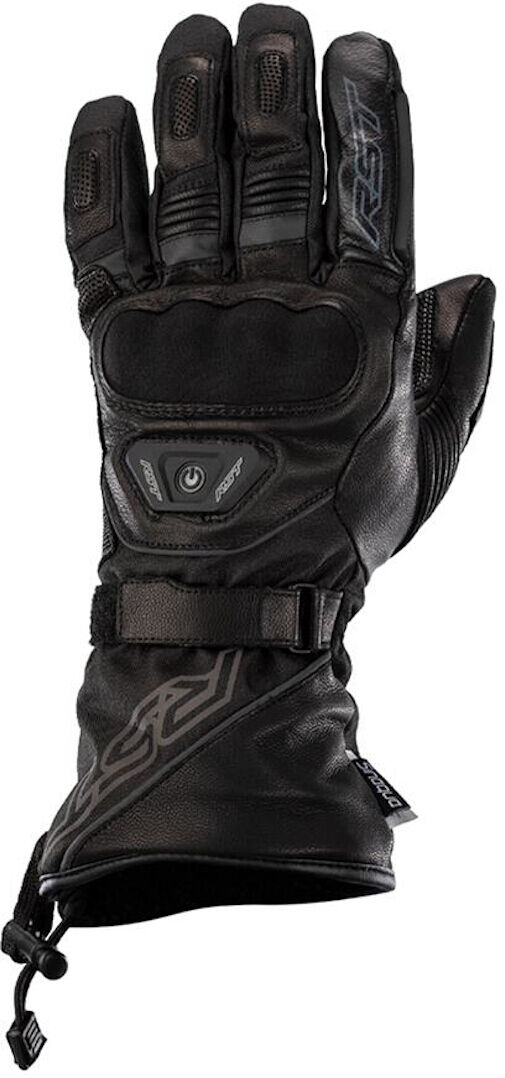 RST Paragon 6 WP Guantes de motocicleta calentados - Negro (M)