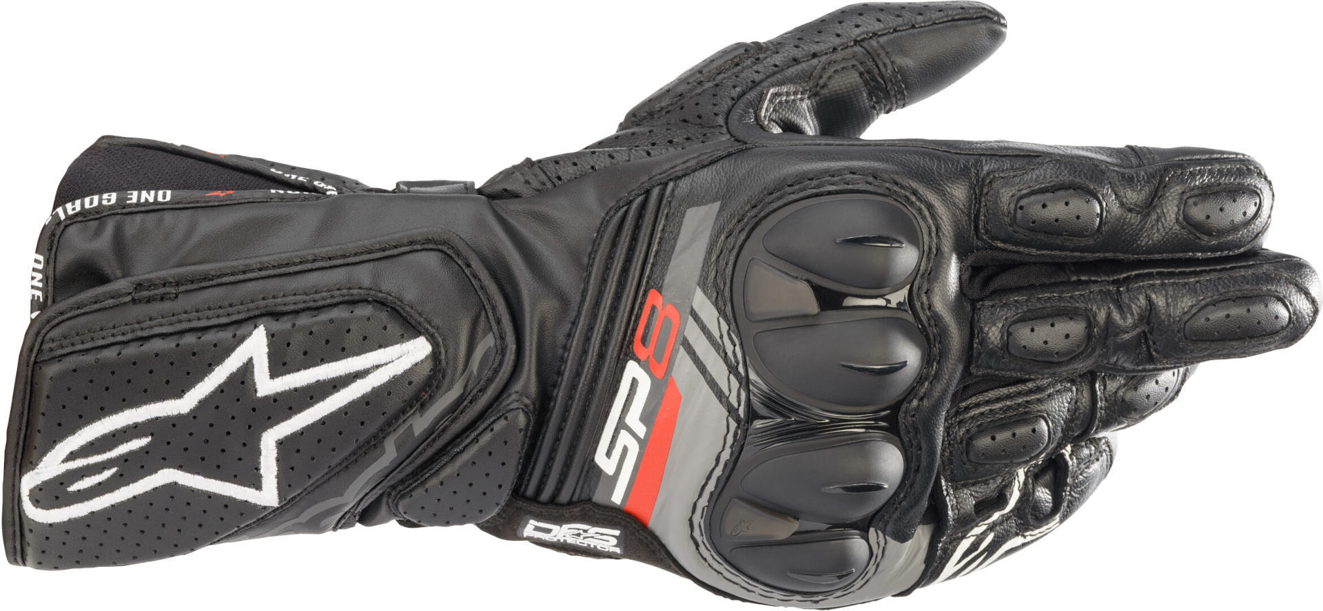 Alpinestars SP-8 V3 Guantes de motocicleta - Negro Blanco