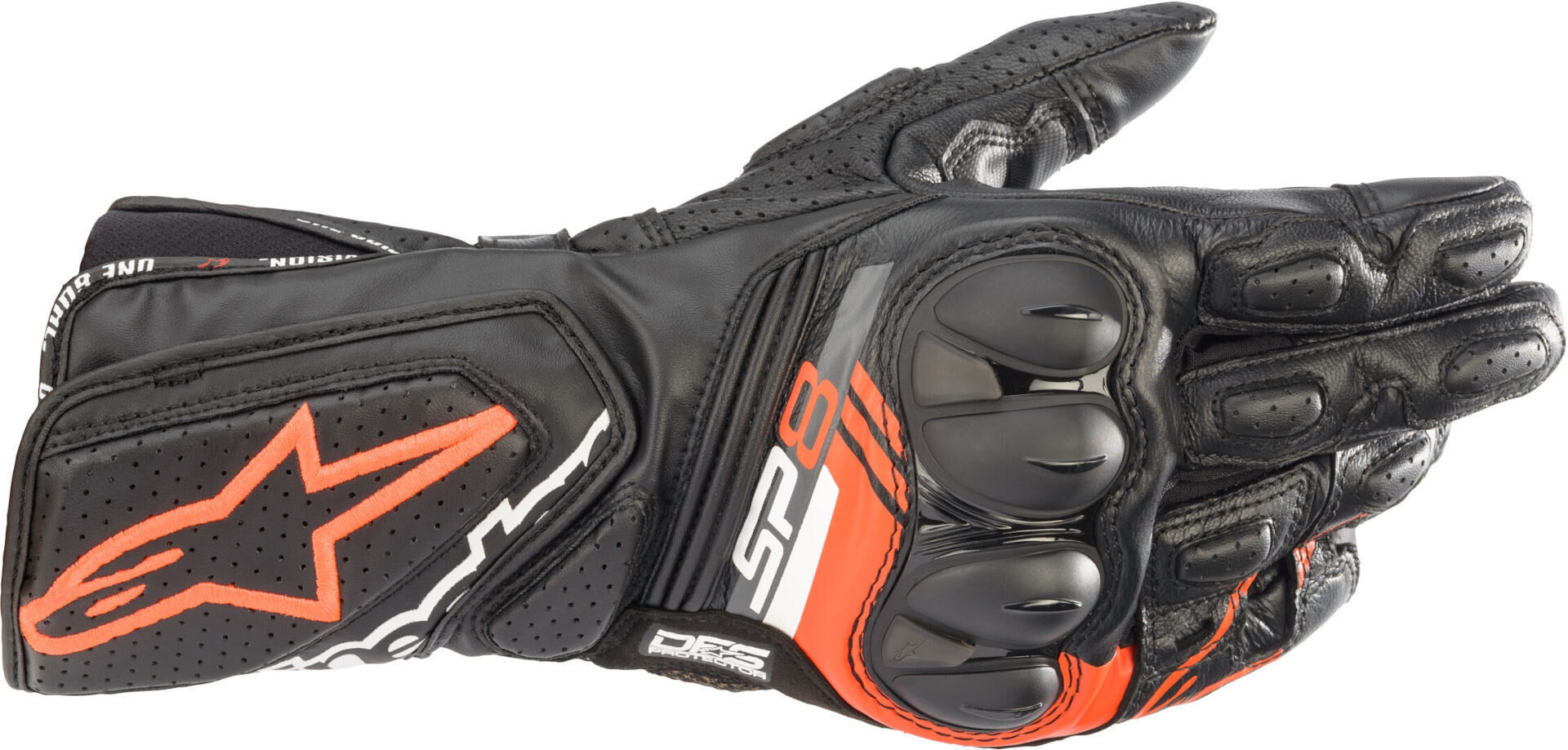 Alpinestars SP-8 V3 Guantes de motocicleta - Negro Rojo