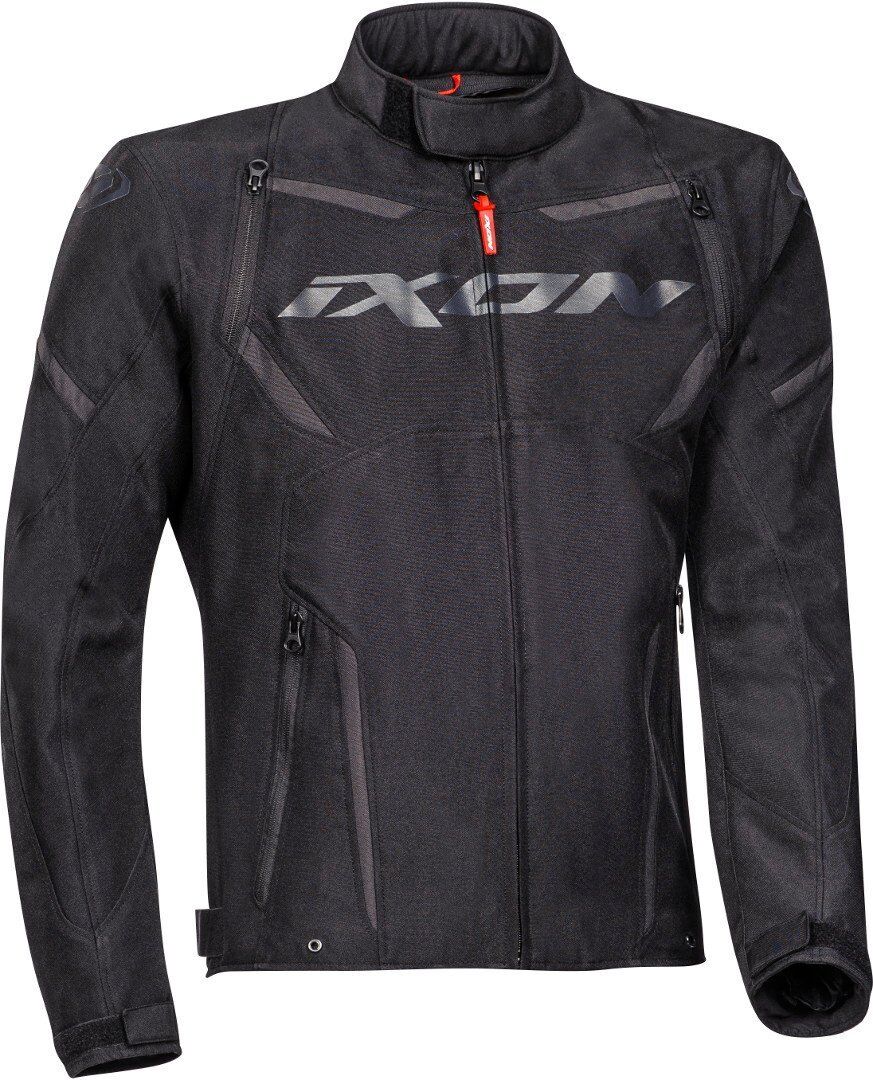 Ixon Striker Chaqueta textil impermeable para motocicleta - Negro (M)