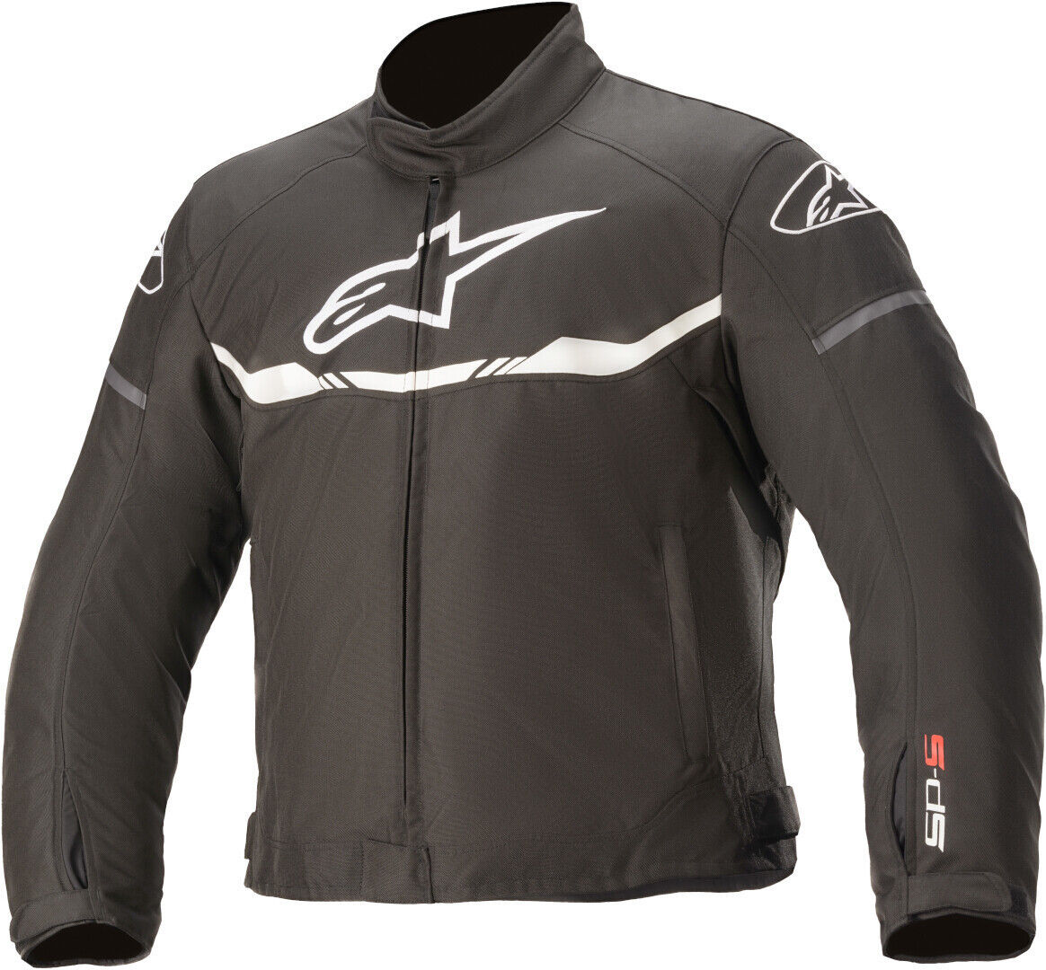 Alpinestars T-SPS Chaqueta textil impermeable para niños para motocicletas - Negro Blanco (150 cm)