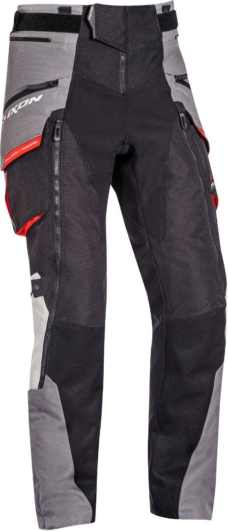 Ixon Ragnar Pantalones textiles para motocicletas - Negro Naranja (M)