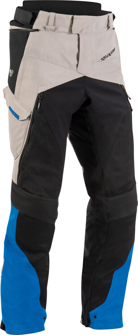 Ixon Eddas Pantalones textiles para motocicletas - Negro Gris Azul (4XL)