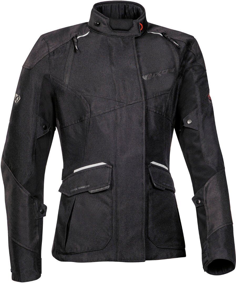 Ixon Balder Chaqueta textil damen motocicleta - Negro (XL)