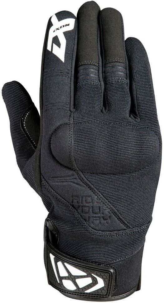 Ixon RS Delta Guantes de motocicleta para damas - Negro Blanco (XL)