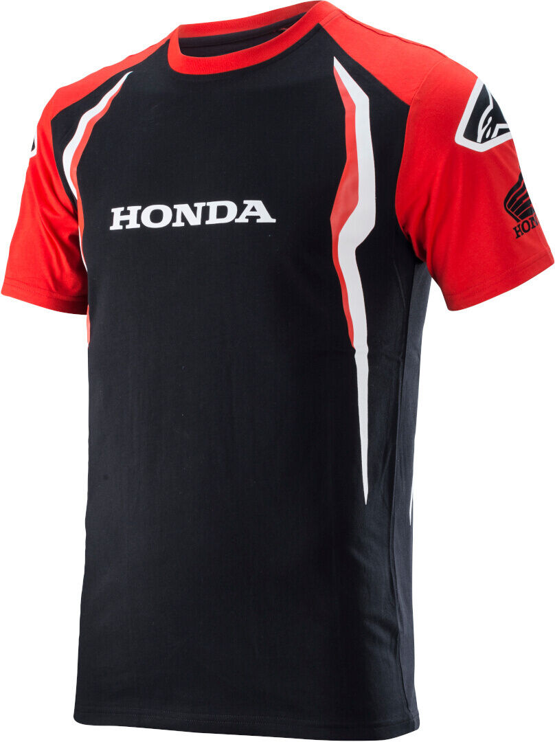 Alpinestars Honda camiseta - Negro Rojo (4XL)