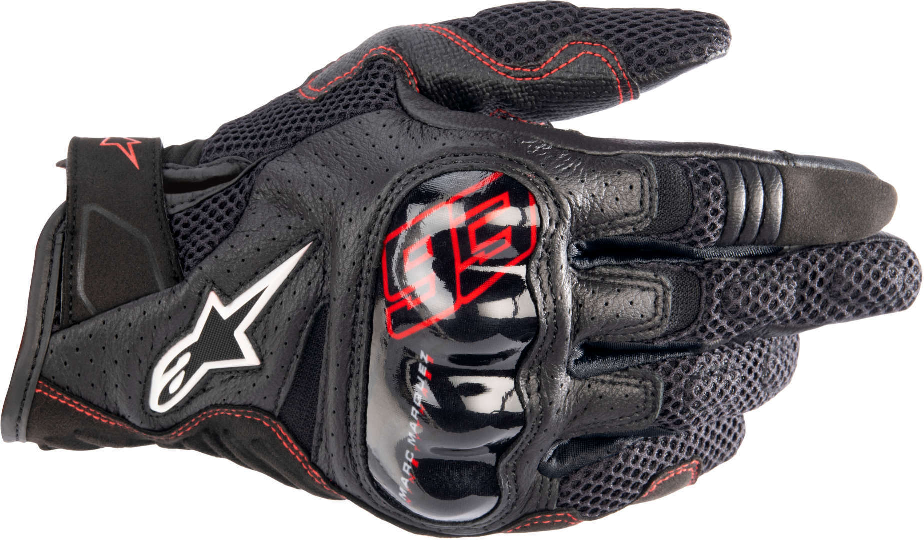 Alpinestars MM93 Rio Hondo V2 Air Guantes de motocicleta - Negro Gris Rojo (XL)