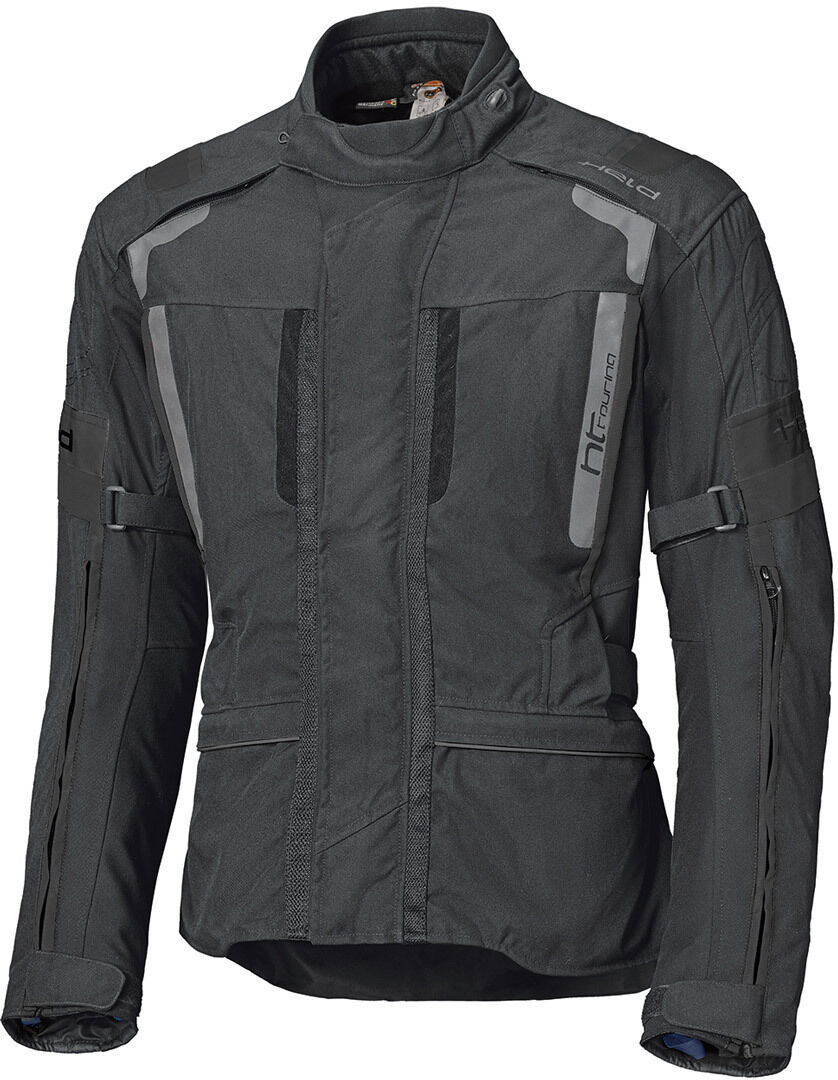 Held 4-Touring II Chaqueta textil de motocicleta - Negro Gris (7XL)