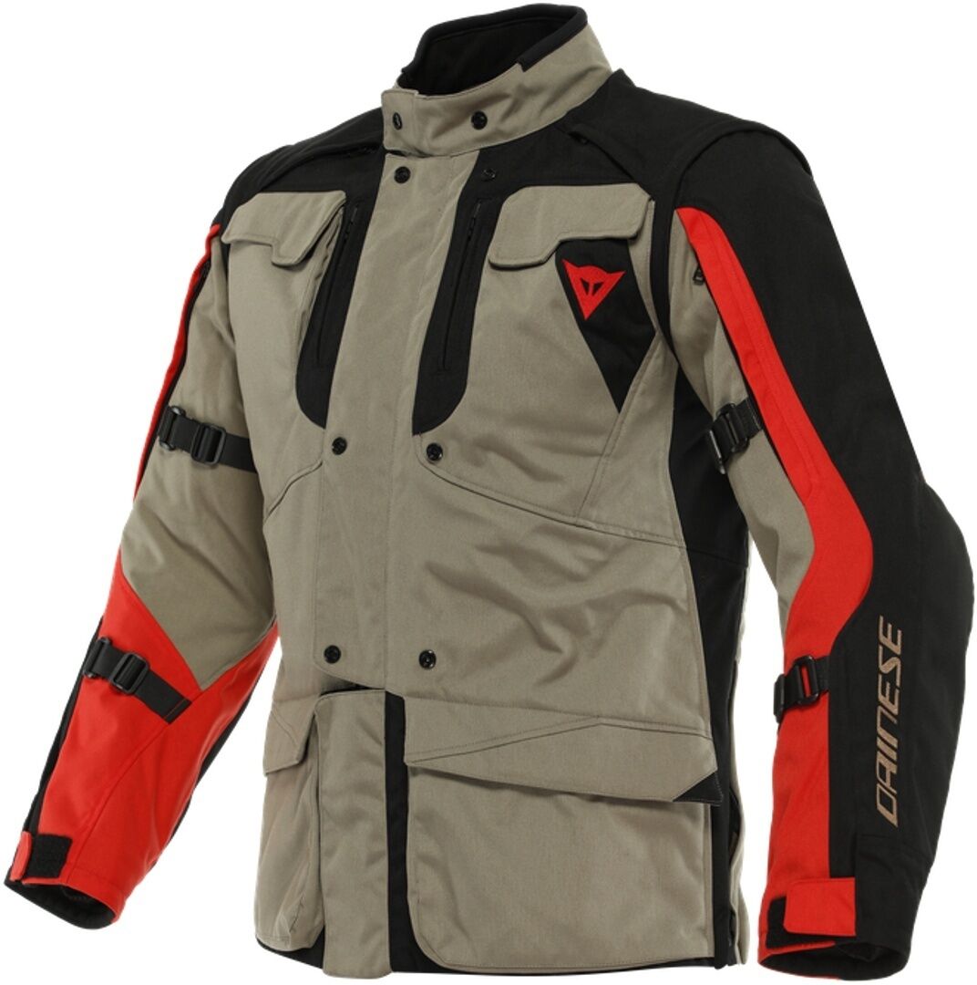 Dainese Alligator Tex Chaqueta textil de motocicleta - Negro Marrón (48)