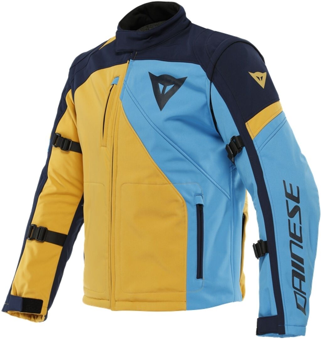 Dainese Ranch Tex Chaqueta textil de motocicleta - Azul Amarillo (46)