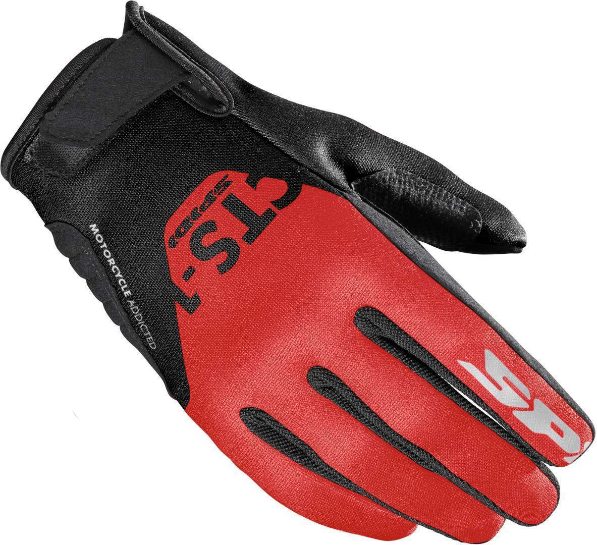 Spidi CTS-1 Guantes de motocicleta para damas - Negro Rojo (XS)