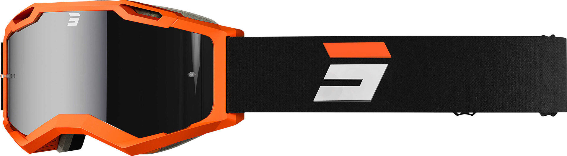 Shot Iris 2.0 Tech Gafas de motocross - Negro Naranja (un tamaño)