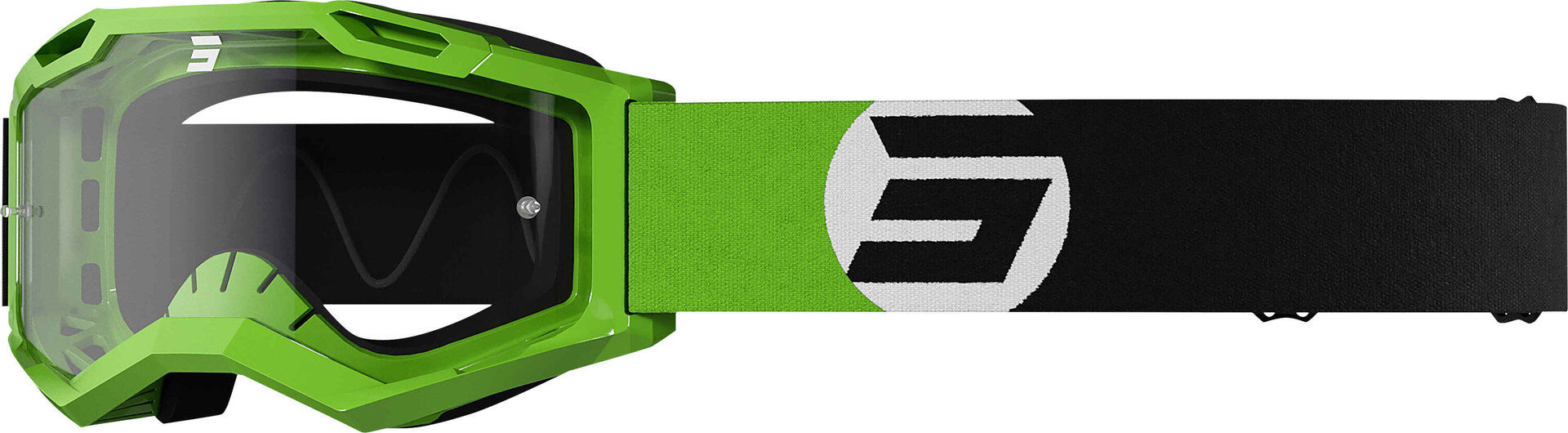 Shot Assault 2.0 Astro Gafas de motocross - Negro Verde (un tamaño)