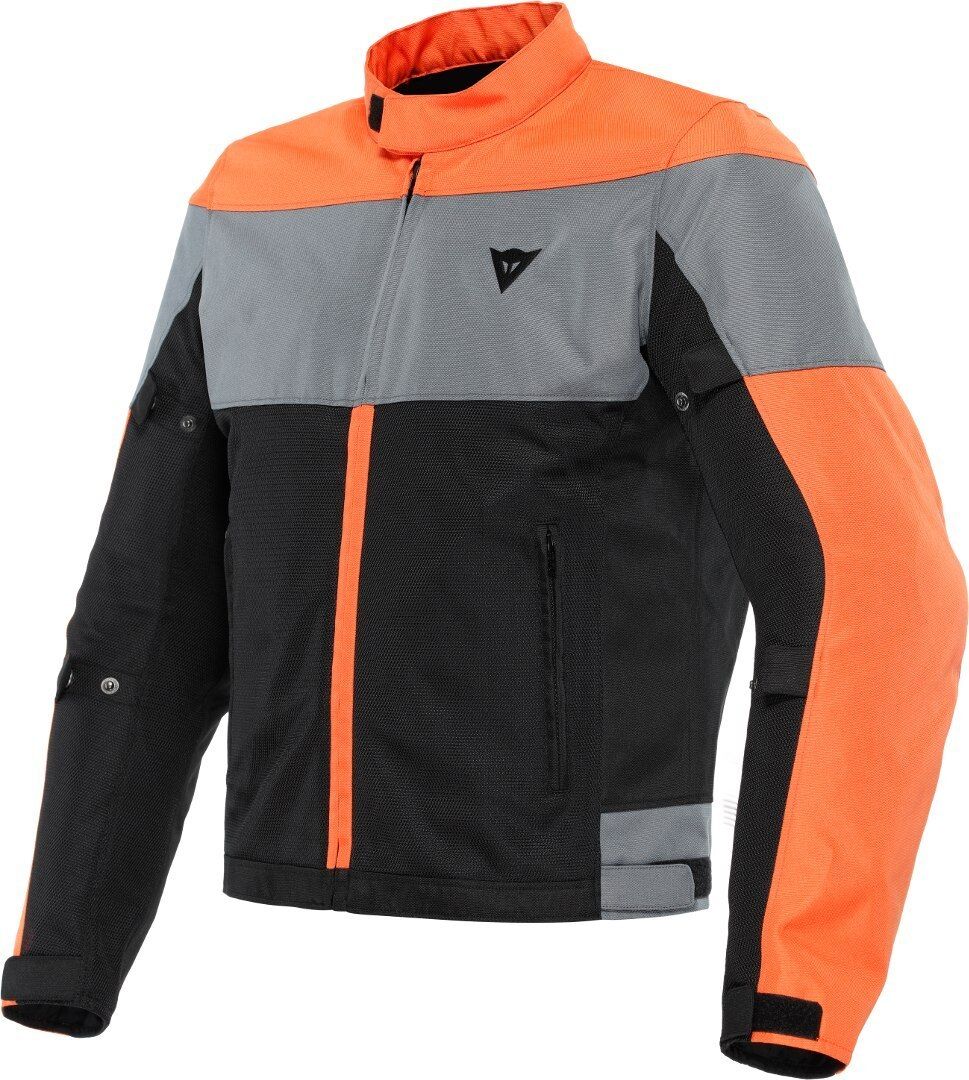 Dainese Elettrica Air Tex Chaqueta textil de la motocicleta - Negro Naranja (52)