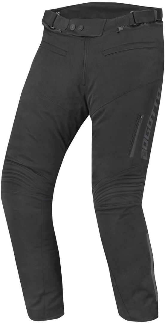 Bogotto Sparrow Pantalones textiles impermeables para motocicletas - Negro (XL)