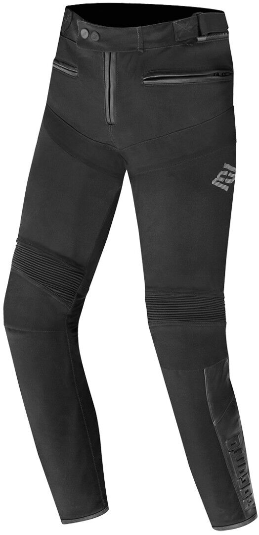Bogotto Blizzard-X Pantalones textiles impermeables para motocicletas - Negro (2XL)