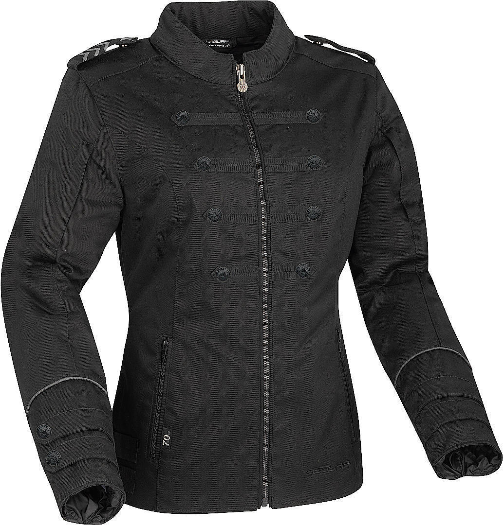 Segura Kara Damas motocicleta chaqueta textil - Negro (38)