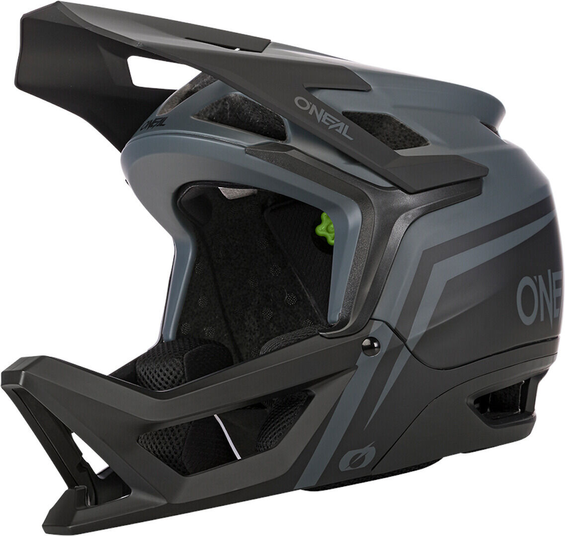 Oneal Transition Flash Casco cuesta abajo - Negro Gris (XS)