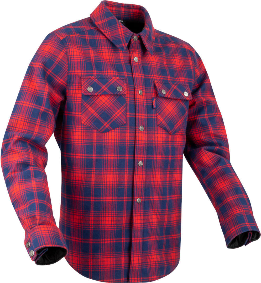 Segura Sierra Camisa de motocicleta - Rojo Azul (XL)