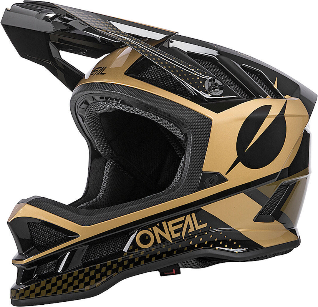 Oneal Blade Ace V.22 Casco cuesta abajo - Negro Oro (XS)