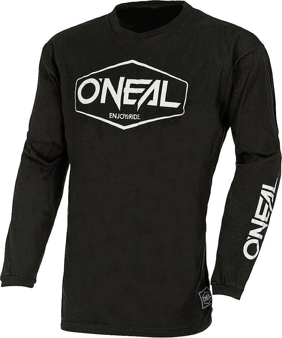 Oneal Element Cotton Hexx V.22 Maillot juvenil de motocross - Negro Blanco (XL)