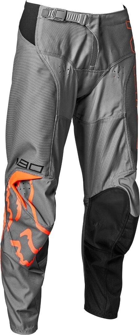 Fox 180 Skew Pantalones de Motocross Juvenil - Gris Naranja (28)